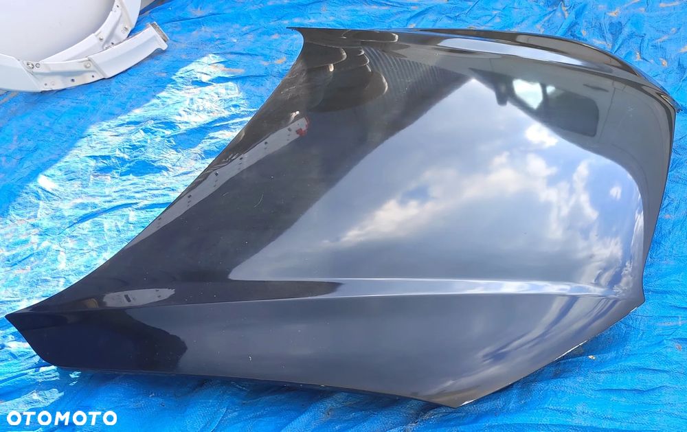 CZARNA Maska Pokrywa Silnika AUDI A8 D4 4H0 2009-2014 Przed Lift - 5