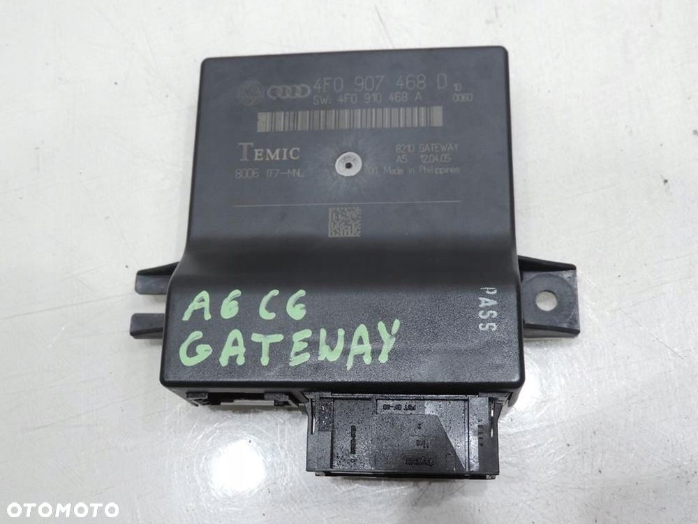 MODUŁ STEROWNIK GATEWAY AUDI A6 C6 4F0907468D - 1