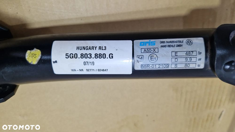 VW GOLF 7 VII 5G0 HAK HOLOWNICZY 5G0803880G - 2