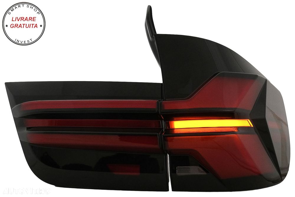 Stopuri LED BMW X5 E70 (2007-2013) Light Bar Upgrade la G05 LCI Design- livrare gratuita - 12