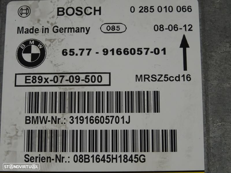Centralina De Airbags Bmw 3 Touring (E91)  0285010066 / 9166057 / 9 16 - 2