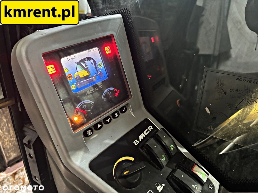 Mecalac 8 MCR MINI-KOPARKA 2012R. | MECALAC 6 MCR, JCB 8065 8080 8085 85 Z VOLVO ECR 88, CAT 308, 307 , BOBCAT 80 KOMATSU PC 88 - 31