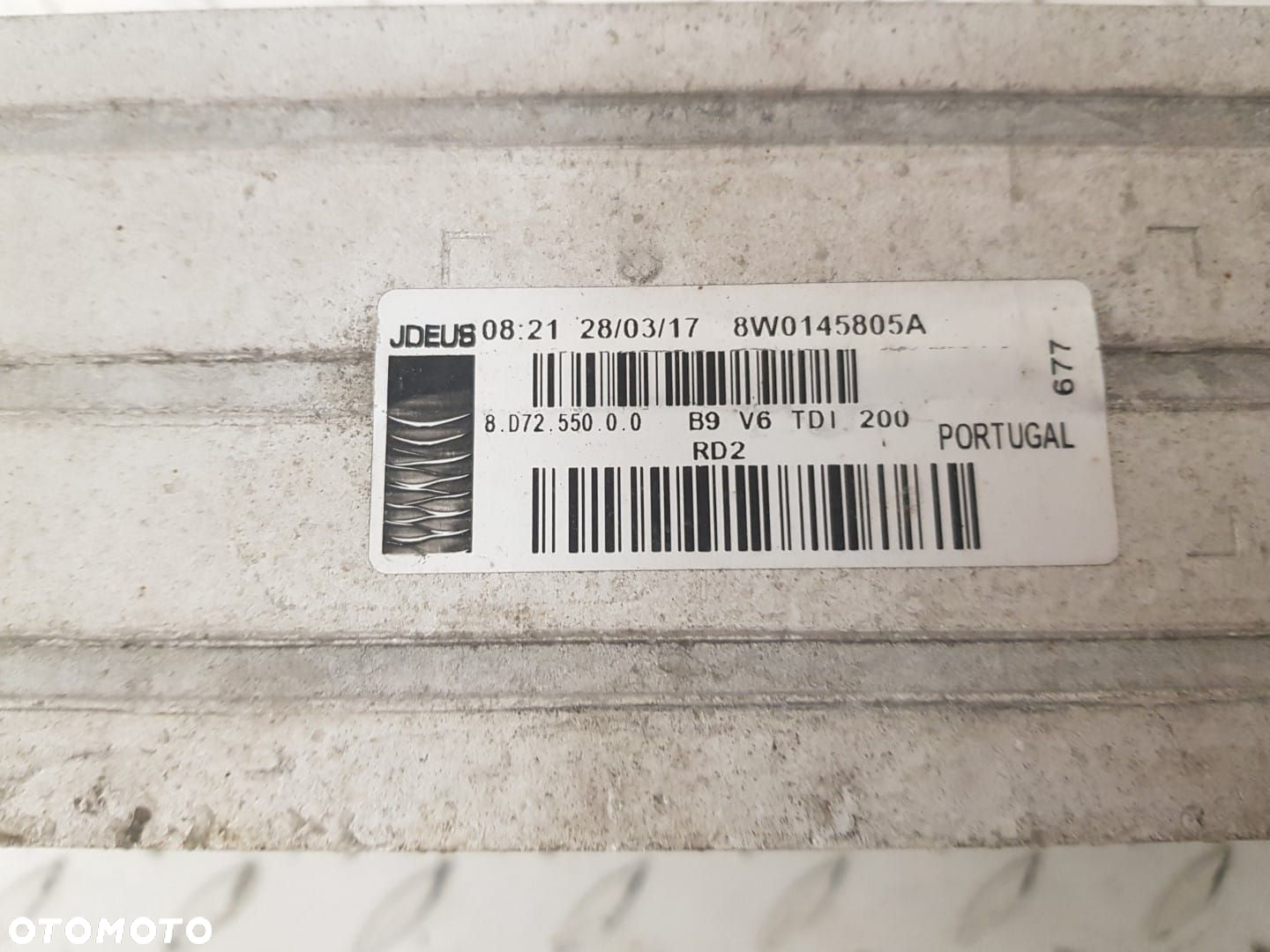 INTERCOOLER CHŁODNICA AUDI A4 B9 A5 A6 4K0 A7 8W0 8W0145805A V6 TDI - 3