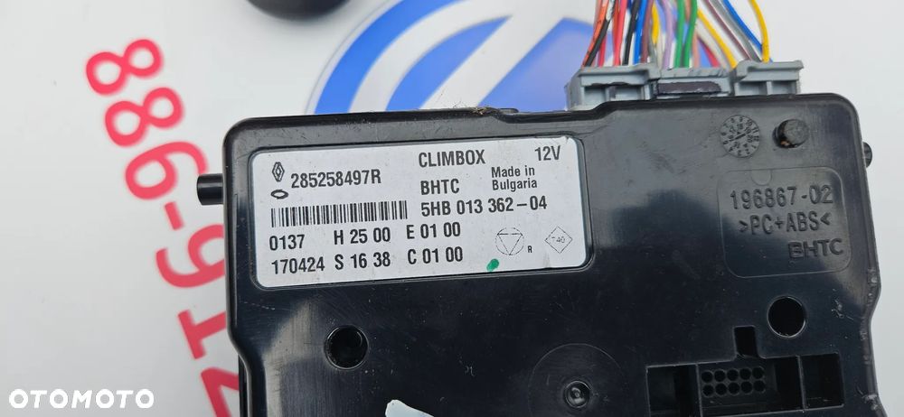 Renault Scenic IV 4 Moduł klimy 285258497R Wentylator nagrzewnicy Dmuchawa Rezystor Silniczek nagrzewnicy Komplet silniczków  EUROPA - 6