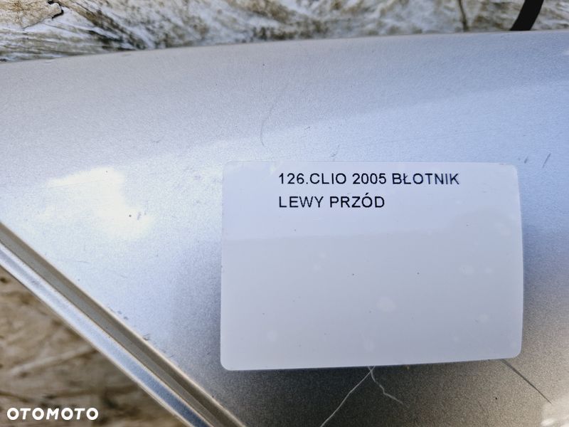 renault clio iii 3 błotnik lewy przód przedni - 2