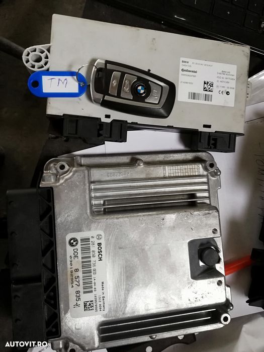Kit Chit pornire bmw F01 F10 F07 11 cas4 cheie ecu motor 30D N57 calculator - 1