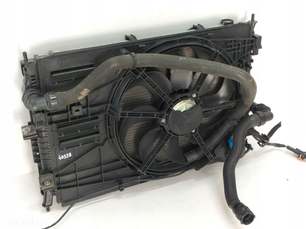 chłodnica wody klimy wentylator opel grandland x 17- 1.2b 1.6b 1.6cdti - 2