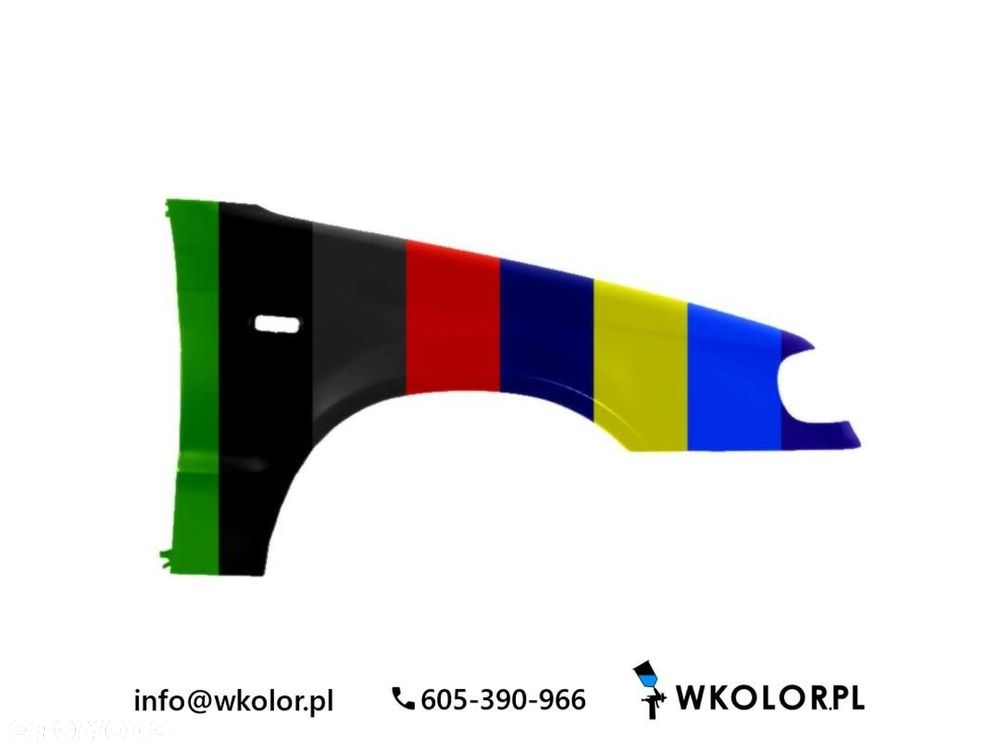 NOWY BŁOTNIK SKODA FELICIA I 1995-2000 LAKIEROWANY W KOLOR - 1