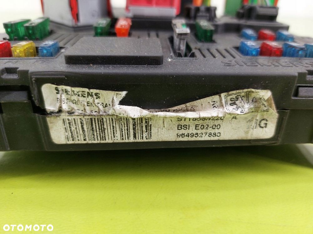 Moduł BSI Sterownik Peugeot 206 1998-2009 9649527880 ORYGINAŁ - 2