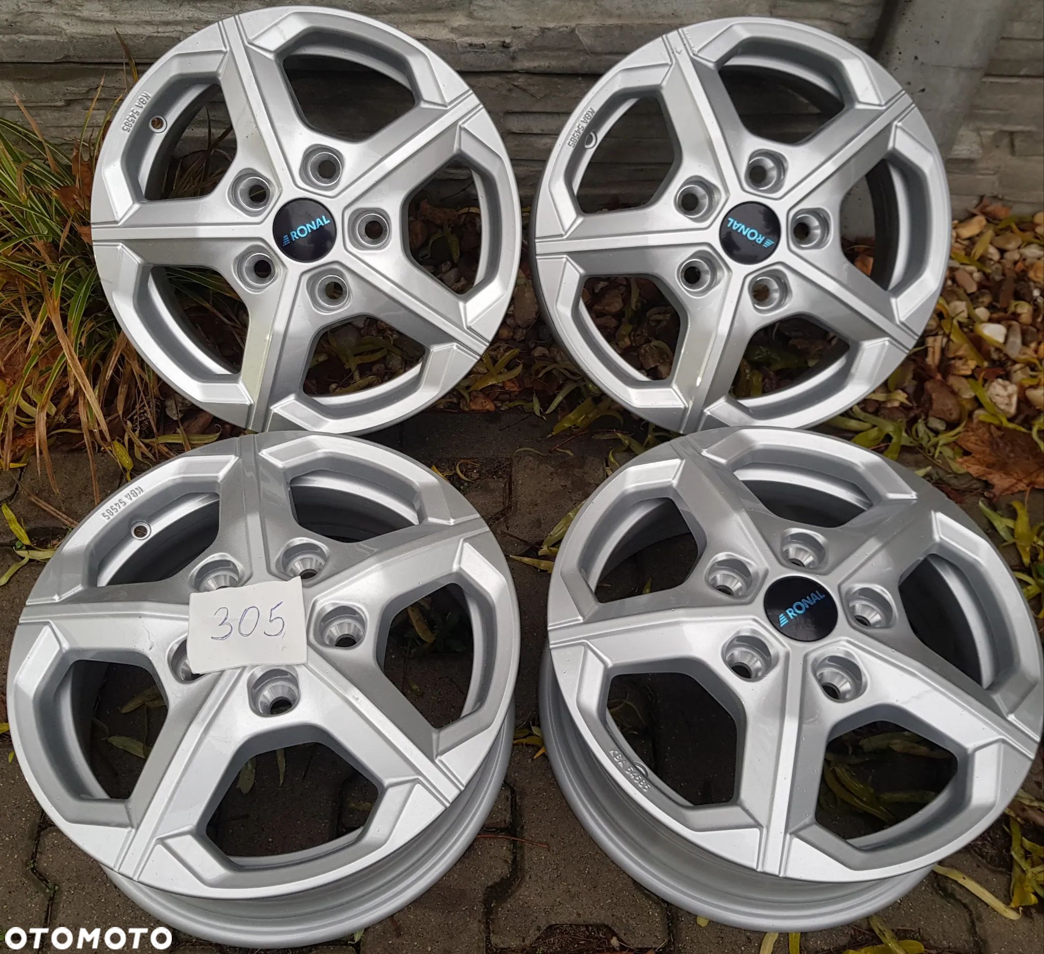 4x 6x16 ET68 5x130 Nowy komplet felg aluminiowych Fiat ,Citroen,  Peugeot - 1