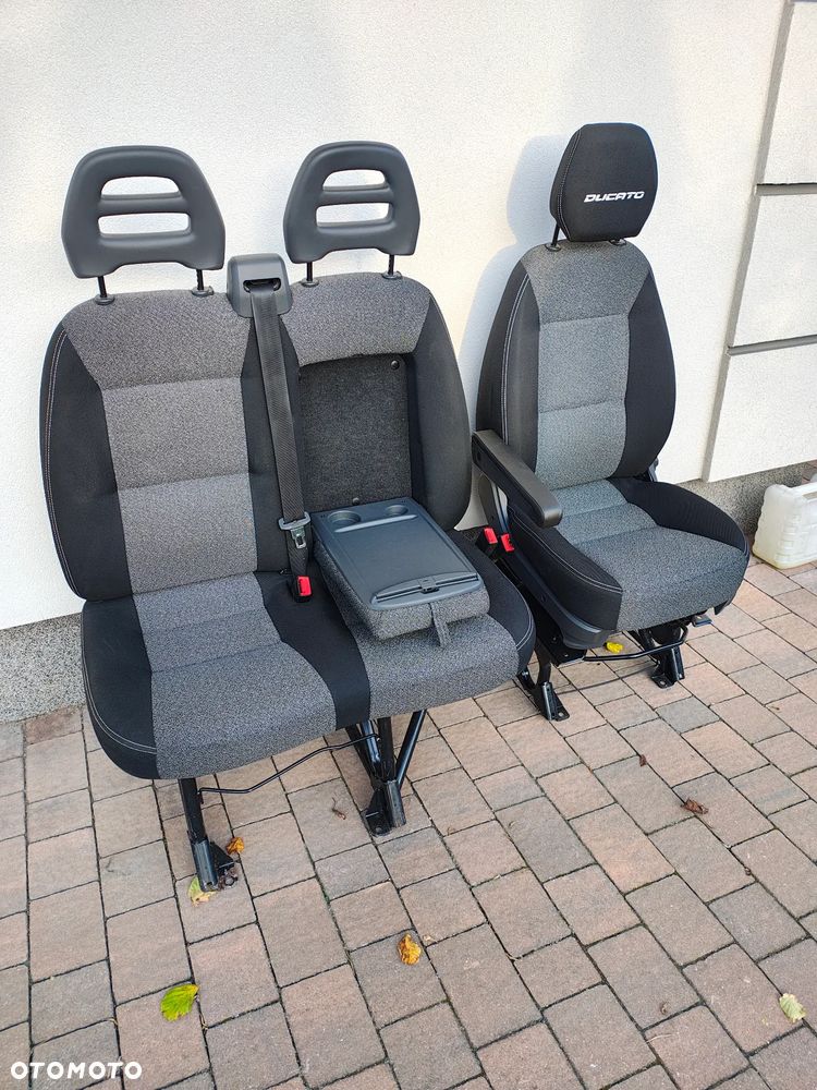 Fotel fotele Fiat Ducato Jumper kierowca pasażer kanapa - 2