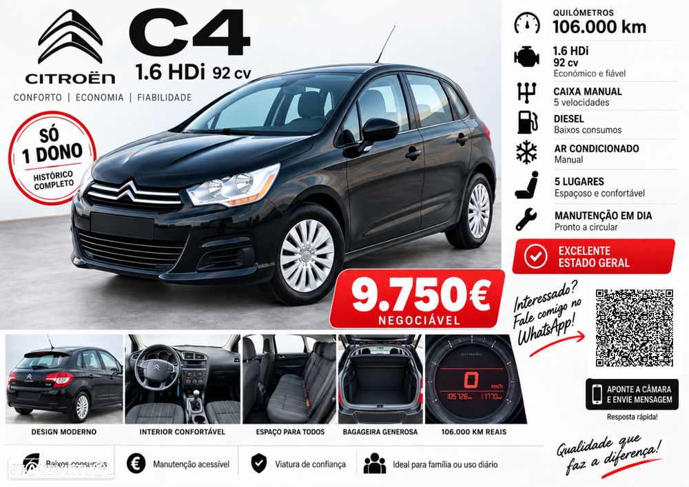 Citroën C4 1.6 HDi Attraction - 1