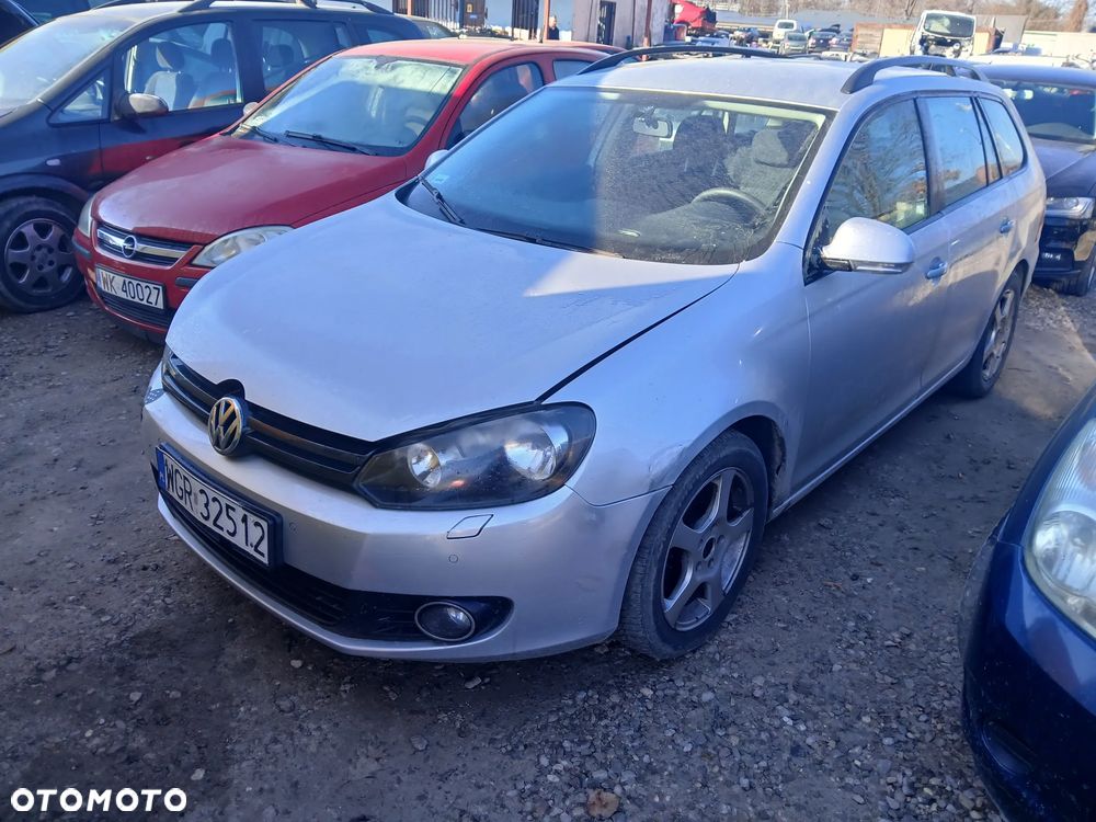 volkswagen golf VI 1.6 tdi silnik CAYC skrzynia dsg MLE sanki belka przód tył wahacz zacisk zwrotnica - 1