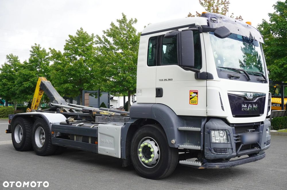 MAN TGS 26.360 6x4 BB / 160 tys. km / hakowiec Palfinger - 3