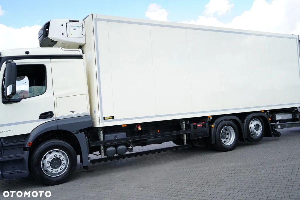 Mercedes-Benz ACTROS / 2540 / ACC / E 6 / ZESTAW PRZEJAZDOWY / CHŁODNIA + WINDA / 38 PALET - 27