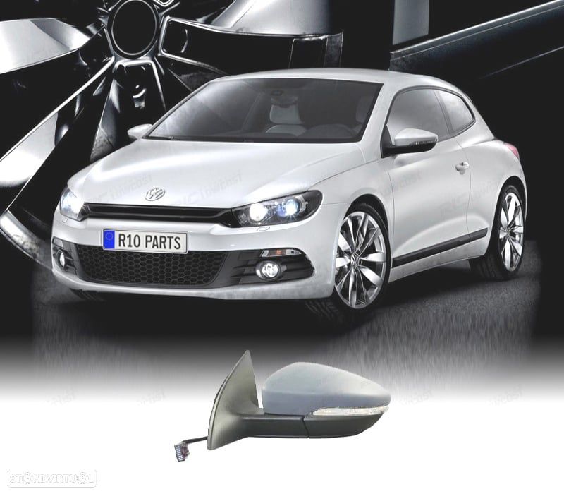 ESPELHO RETROVISOR ESQ VOLKSWAGEN SCIROCCO 08-14 6 PIN - 1