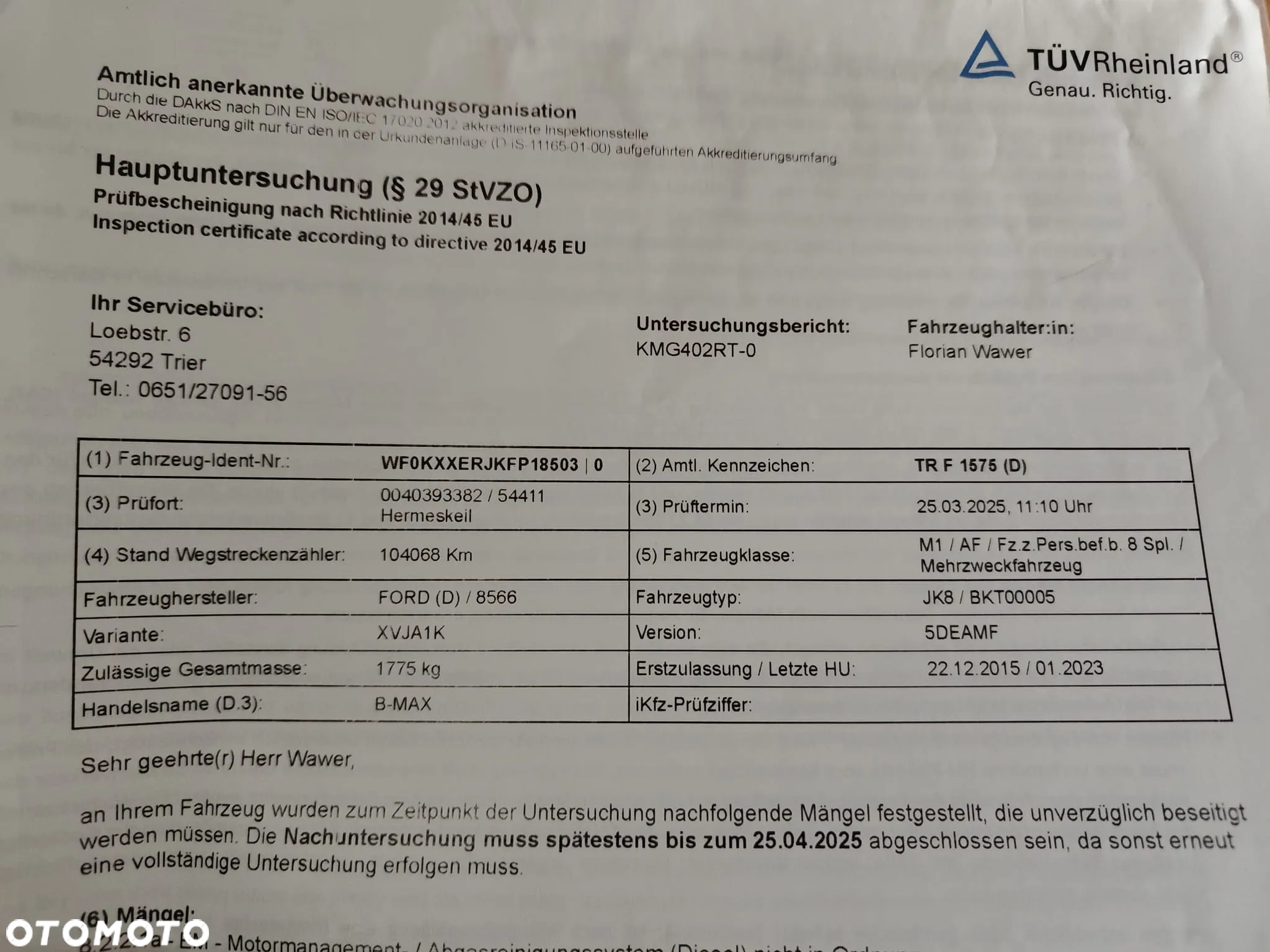 Ford B-MAX 1.5 TDCi Titanium - 28