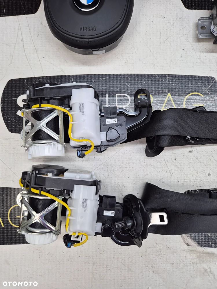 G30 G31 SERIA 5 KOKPIT DESKA KONSOLA PULPIT PODUSZKA AIRBAG AIR BAG PASY KIT SET - 9