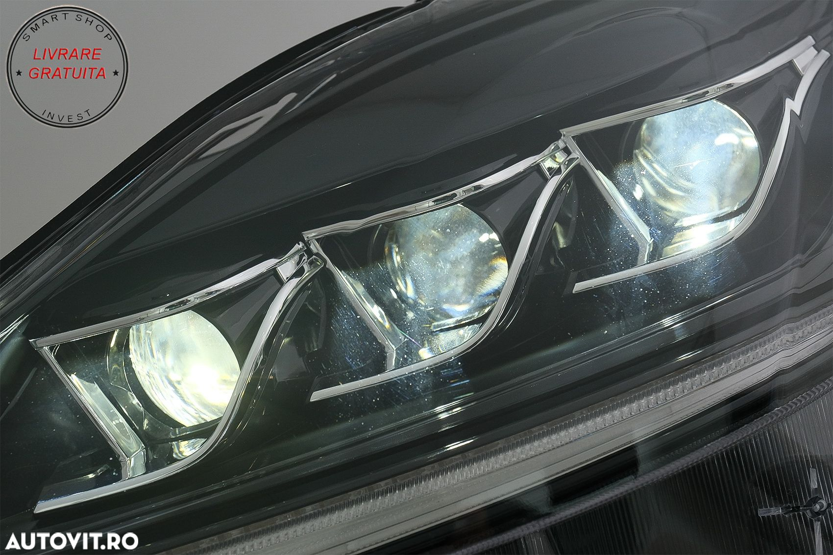 Faruri Full LED Semnal Dinamic LEXUS XE20 (2006-2013) Negru- livrare gratuita - 8