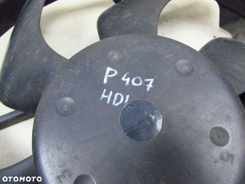 PEUGEOT 407 C5 2.0 HDI 04-10 WENTYLATOR CHLODNICY Z MODULEM 1831856 9654470080 - 7