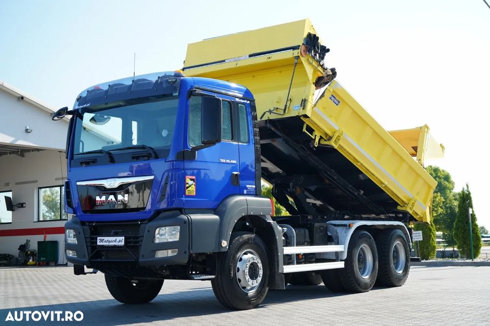 MAN TGS 26.400 / 6x4 / BASCULATOR / HYDRODOLT / HYDRODOLT / NAVI / IMPORTAT - 1