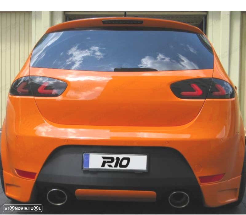 FAROLINS SEAT LEON II 09-13 CARDNA FULL LED PRETO FUMADO - 5