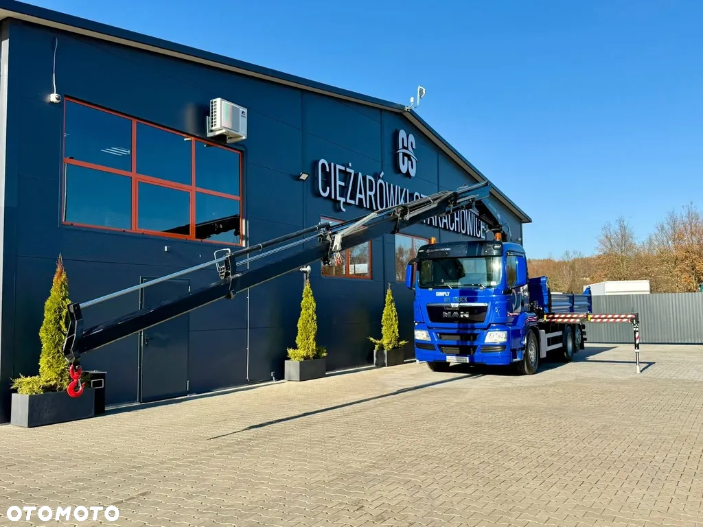 MAN MAN TGS TGX TGM TGL 26.360 Wywrotka 3S + HDS HMF 12,6 m // 4 x wysuw // 6x4 , 6x2 , kiper , wywrot kran dzwig żuraw crane Stan Perfekcyjny ! - 18