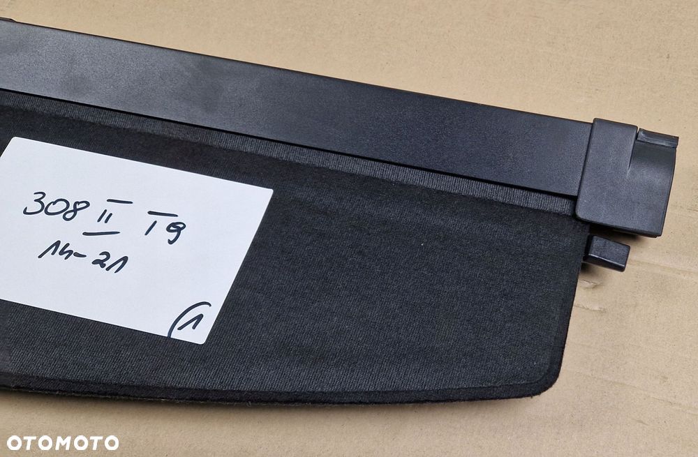 peugeot 308 2 ii t9 kombi sw 14-21 roleta tylna bagażnika 9800269280 - 9