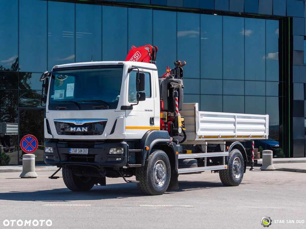MAN TGM 18.250 4x4 FassiI F215A.0.23 Active HDS Żuraw - 9