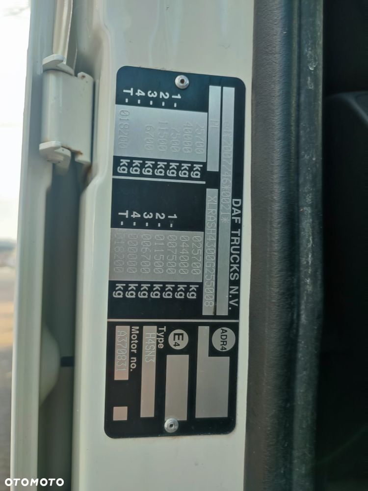 DAF XF 480 FAR / LOW DECK / BDF/ - 12