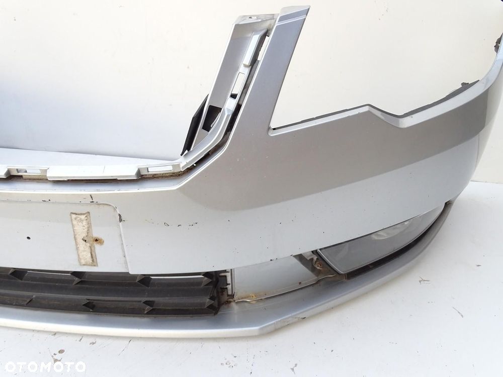 ZDERZAK PRZÓD PRZEDNI + HALOGENY LA7W SKODA SUPERB II LIFT 12-15r - 7