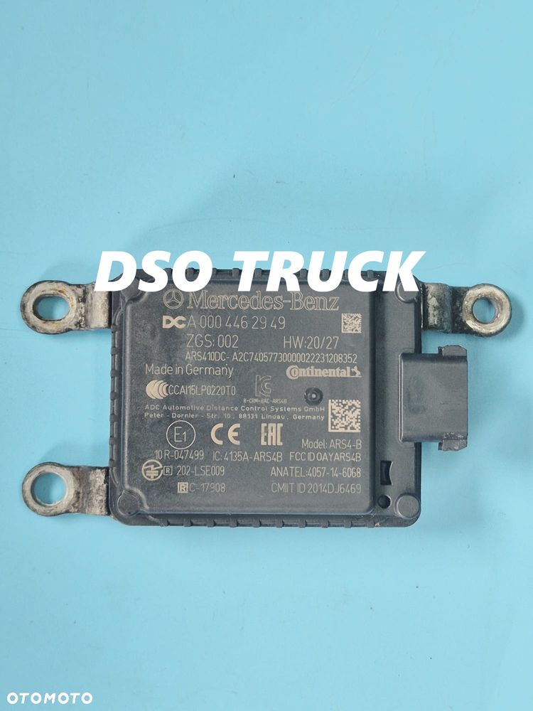 A0004462949 Radar Czujnik Odleglosci MERCEDES ACTROS MP4 - 1