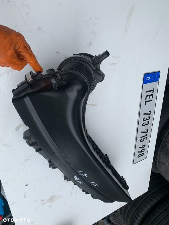 Obudowa filtra powietrza PRZEPŁYWOMIERZ Bmw E83 X3 3.0d M57N2 Lift - 2