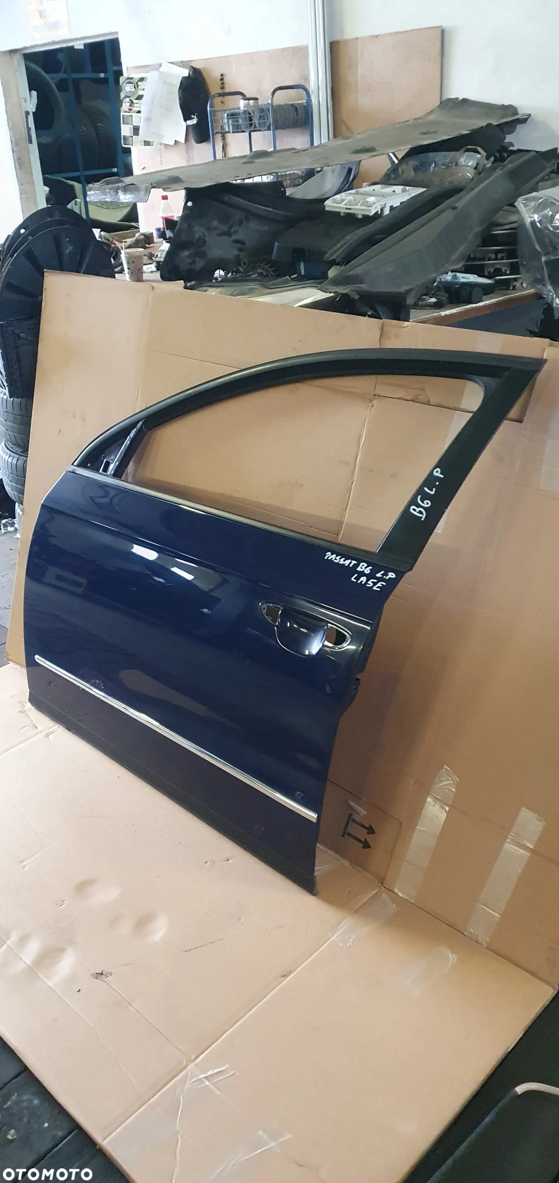 Drzwi lewy przód przednie lewe VW Passat B6 LA5E - 3