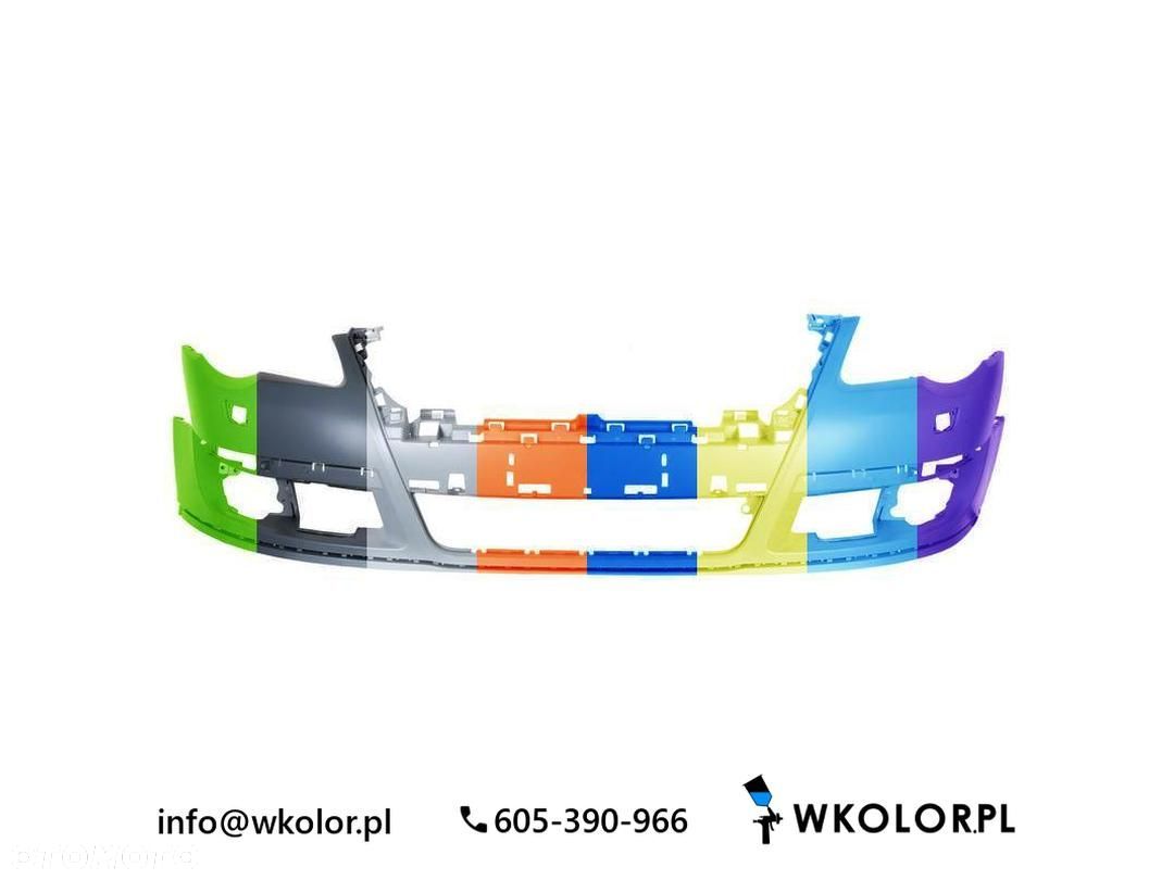 NOWY ZDERZAK VW PASSAT B6 2009-2010 LAKIEROWANY W KOLOR - 1