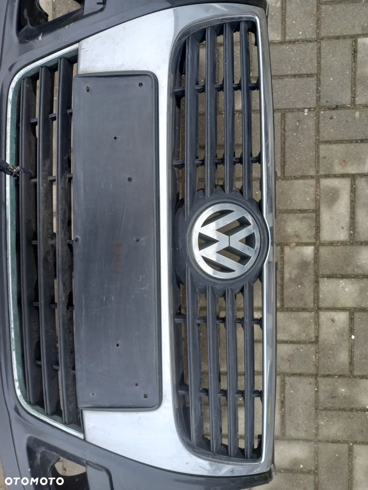 VW PASSAT B6 ZDERZAK PRZEDNI PRZÓD CZARNY - 5