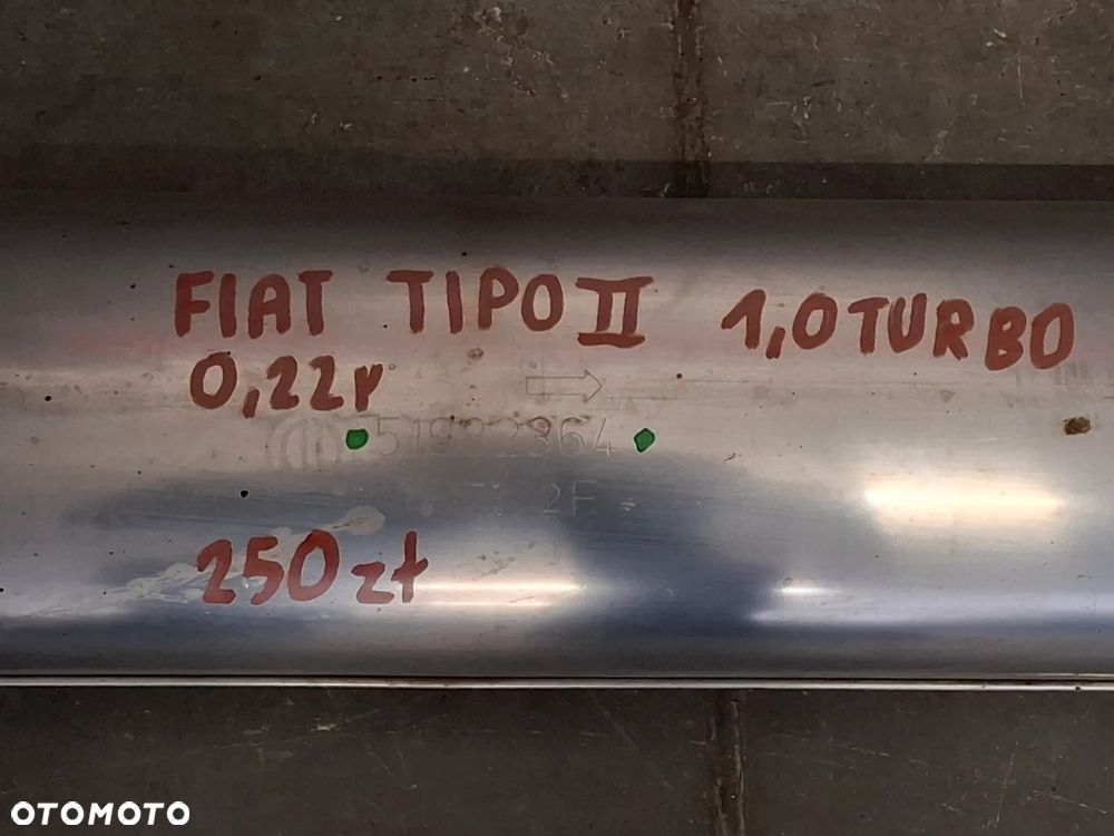 Wydech tłumik rura Fiat Tipo II 2022 rok lift 1,0 T nr 51982364 - 3
