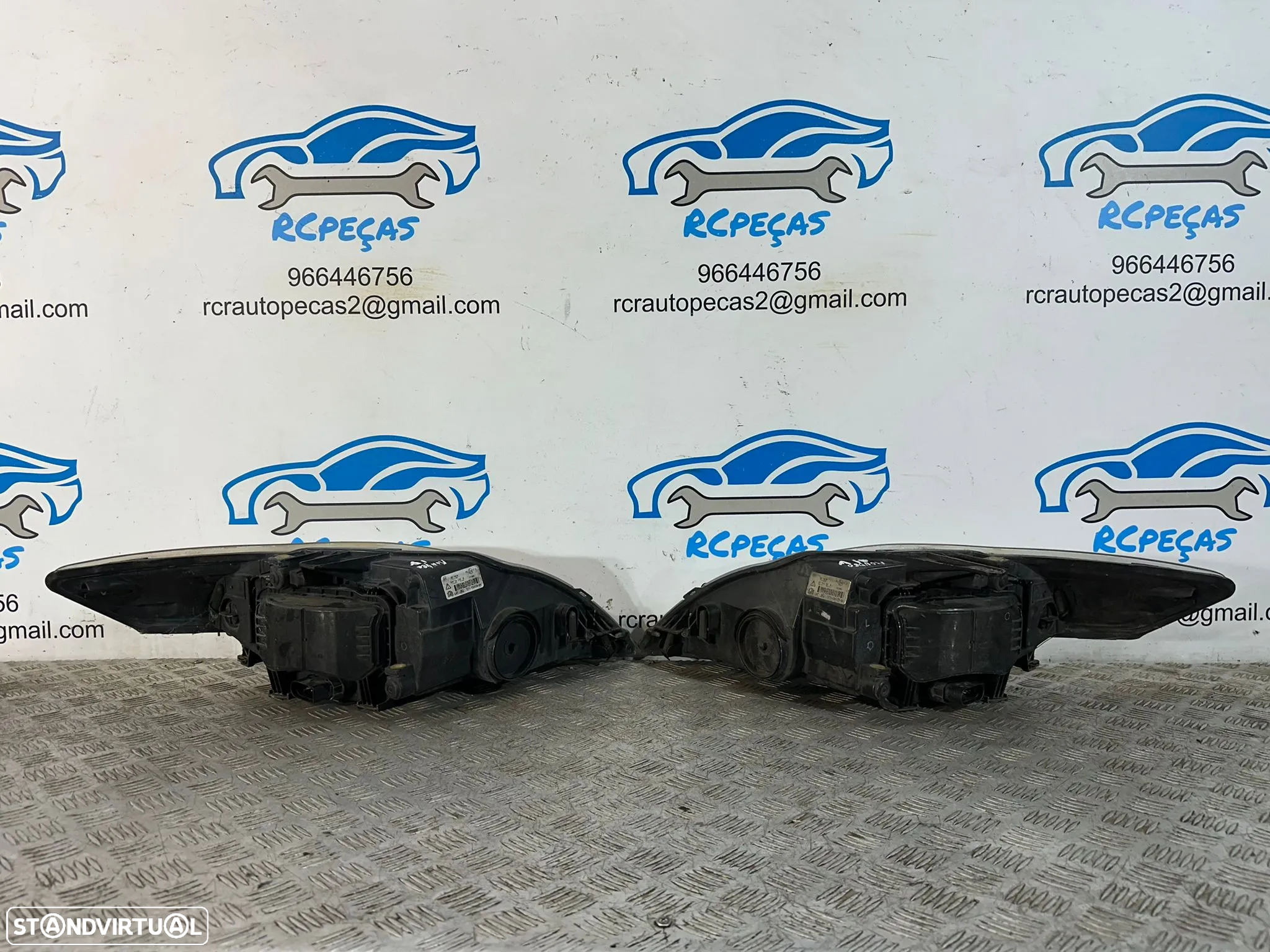 .Conjunto Oticas Faróis Frontal Frente Esquerda Direita Original Halogénio Ford Mondeo 4 MK4 2006 - 2014 7S71-13W030-BK 7S71-13W029-BH - 5
