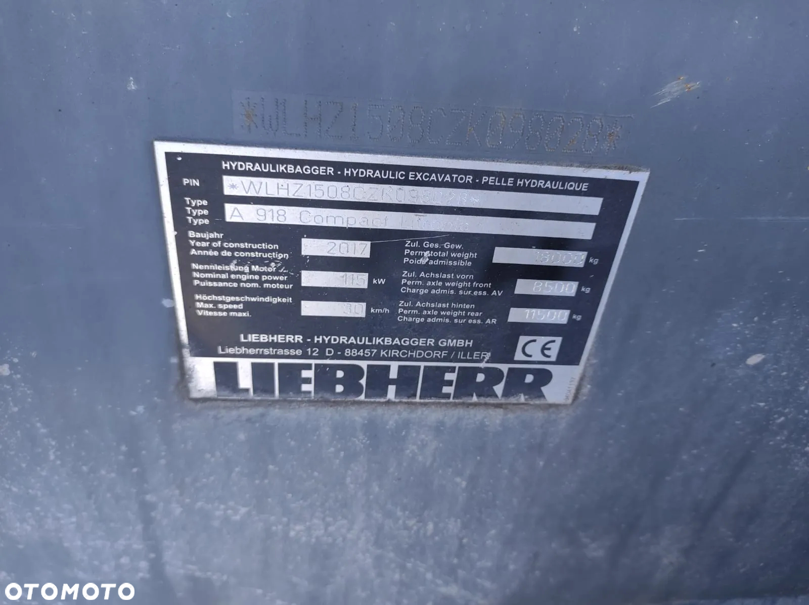 Liebherr a918 - 27