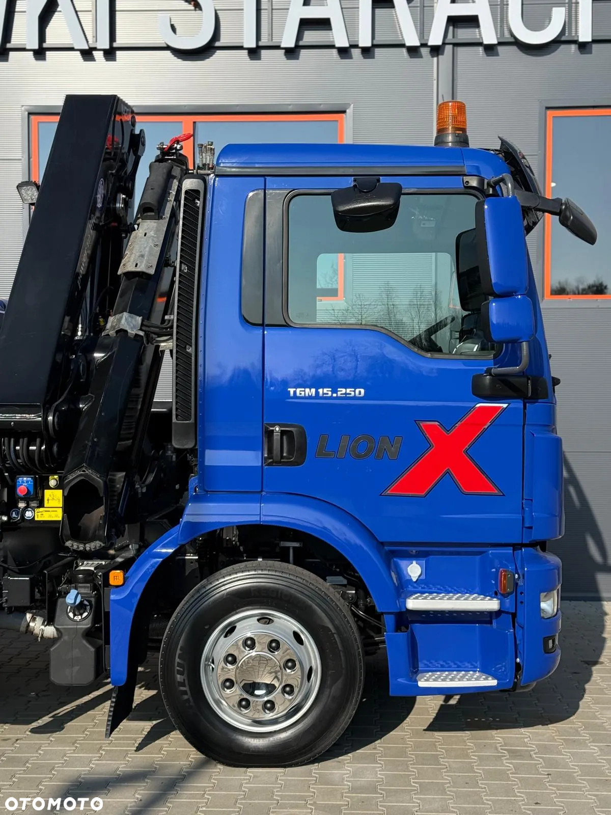 MAN TGM TGL 15.250 / E6 / wywrotka 3-S + HMF żuraw z pilotem / HDS dzwig kran crane kiper kipper - 32