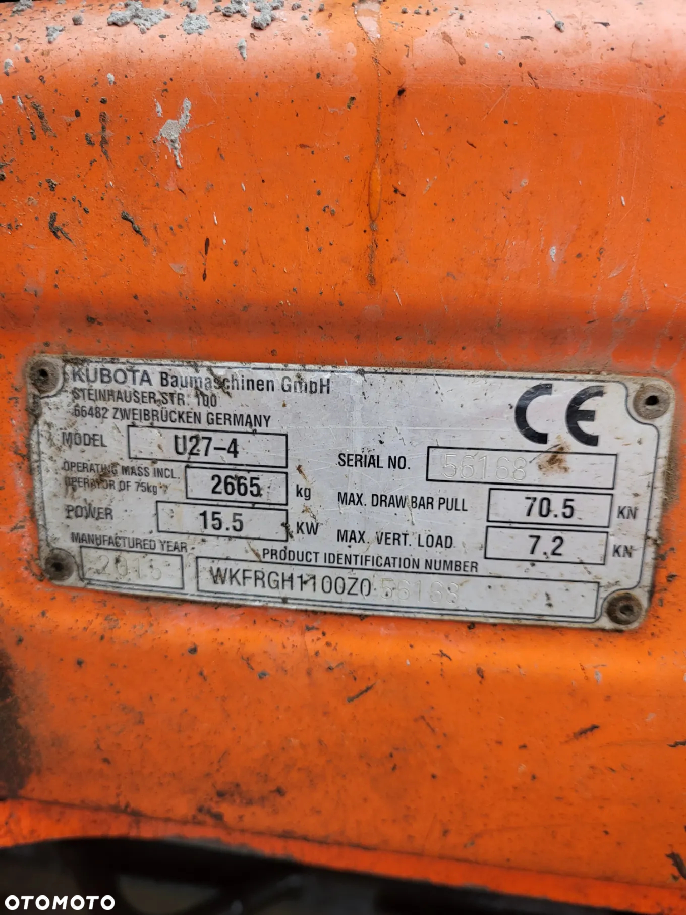 Kubota U27-4 GL - 5