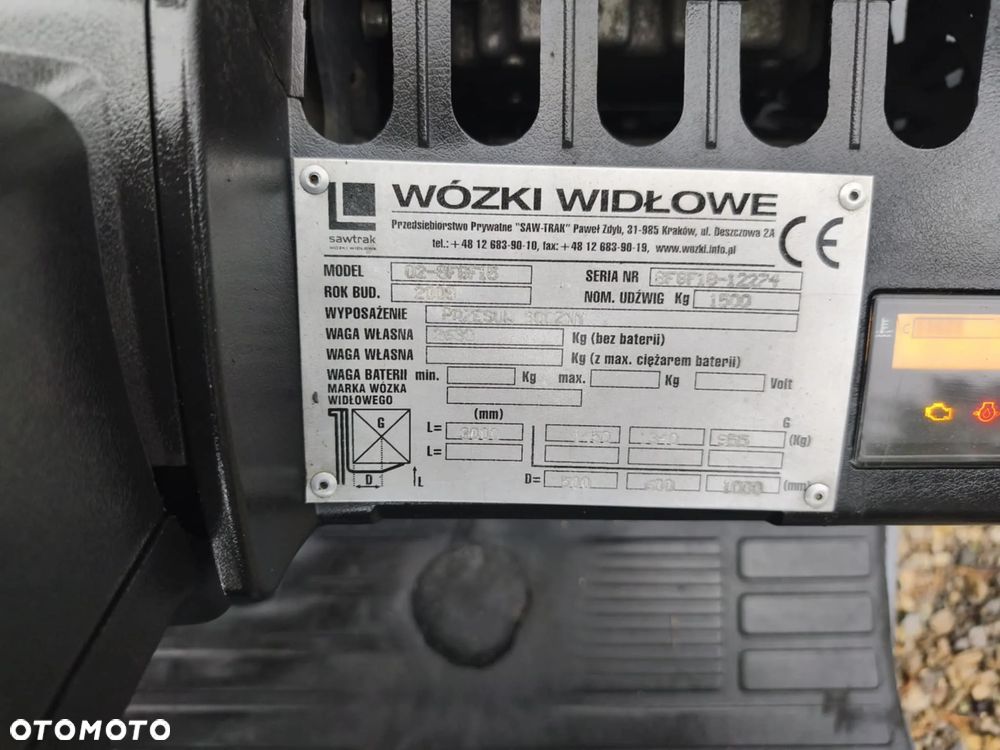 Toyota 02-8FG15 2009 rok gaz automat przesuw boczny nowy akumulator LPG - 8