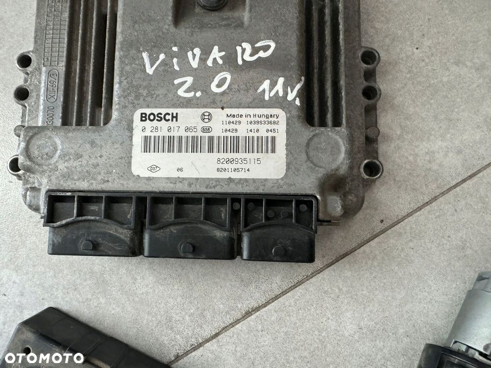 Trafic II Vivaro 2,0 DCI E5 11-14 zestaw startowy 00281017065 - 2