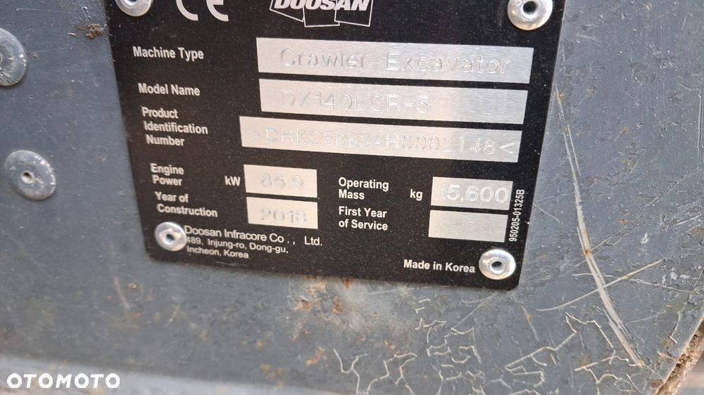 Doosan DX140 LCR/5 - 4