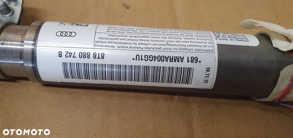 Kurtyna Airbag poduszka prawa Audi A5 8T8880742B - 7