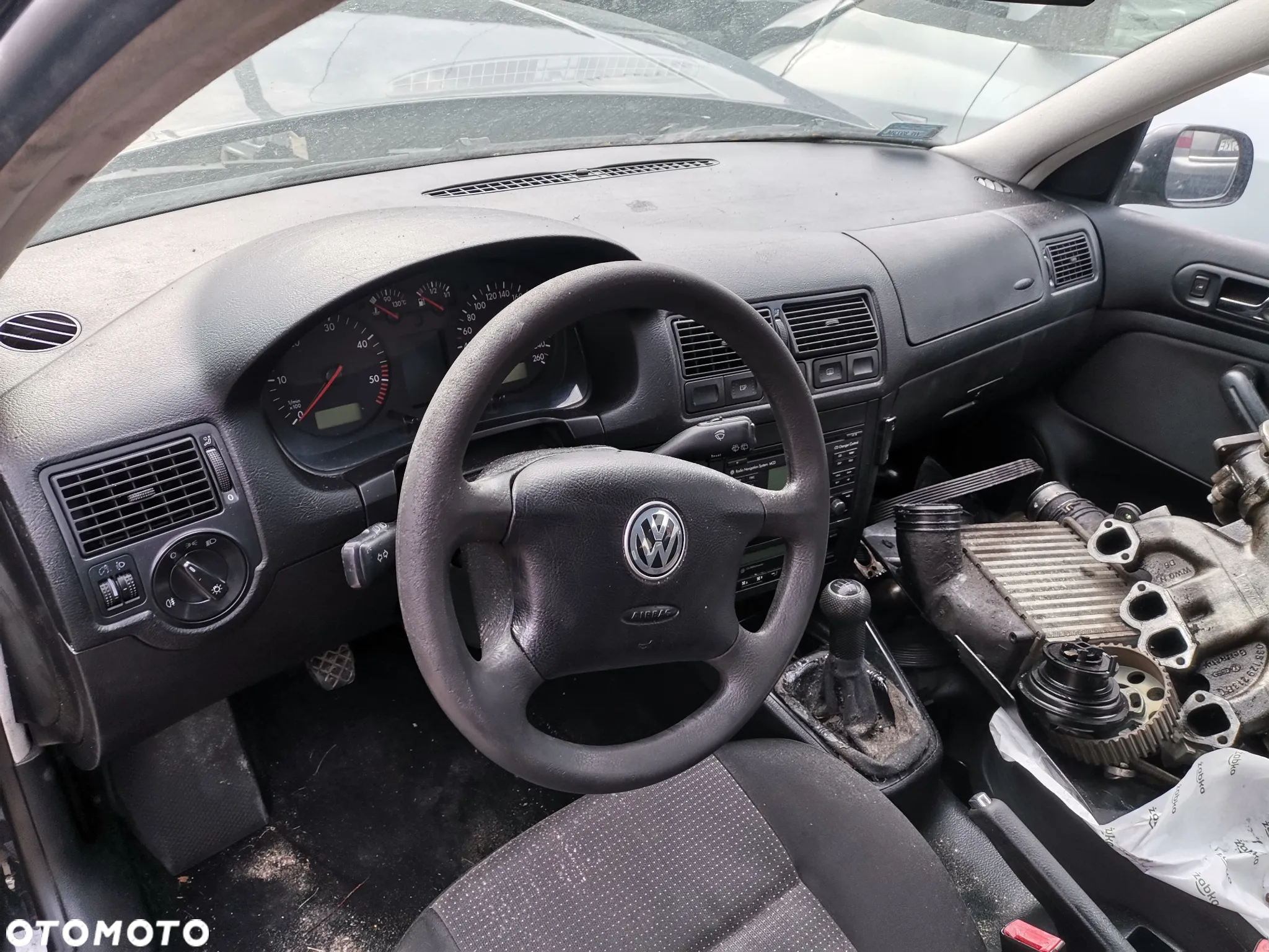 VW Golf IV 1.9 TDI  kombi maska zderzak blotnik drzwi klapa lusterko roleta KOD LAK L041 - 5