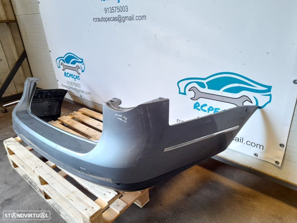 PARACHOQUES TRASEIRO TRÁS ORIGINAL VW VOLKSWAGEN PASSAT B6 PARA-CHOQUES PARA CHOQUES - 3