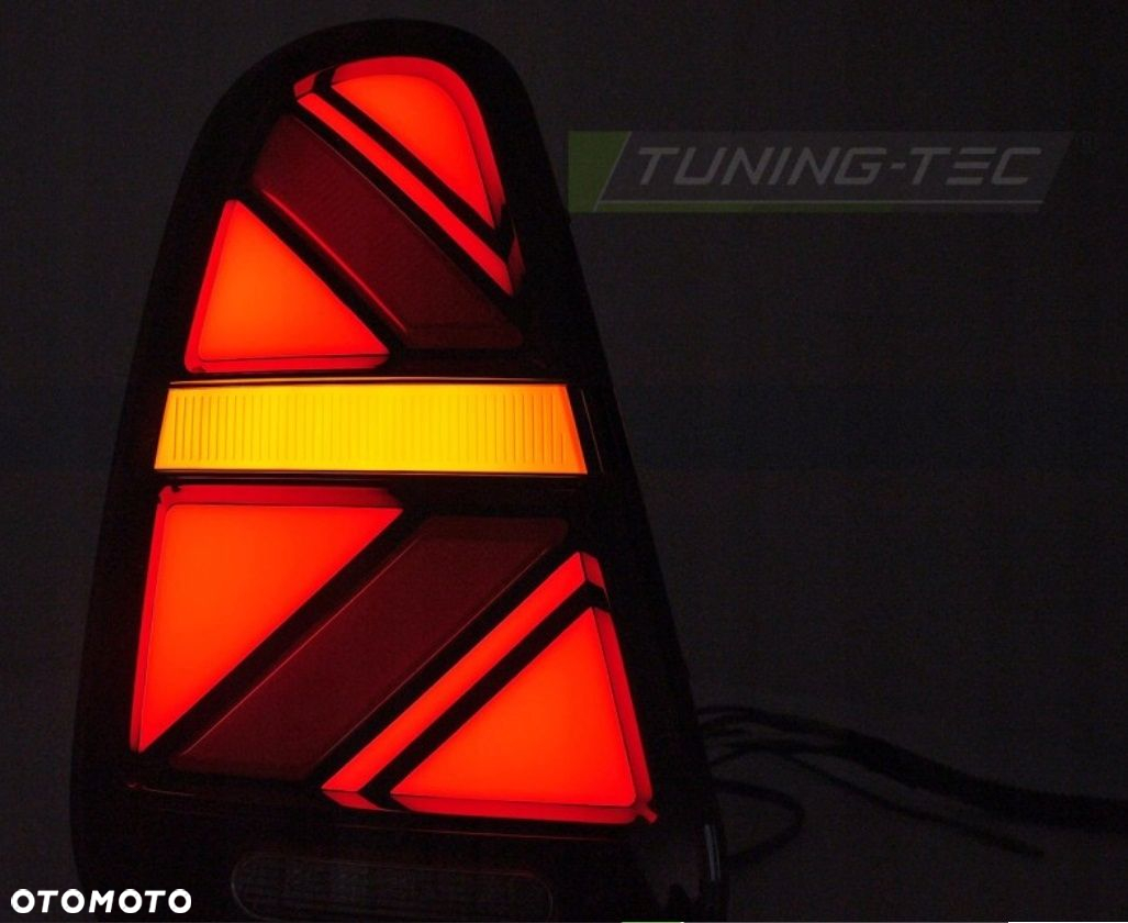 Lampy tylne kpl Full Led Bar Neon Tuning Black Mini Cooper r50 r52 r53 2001 - 2