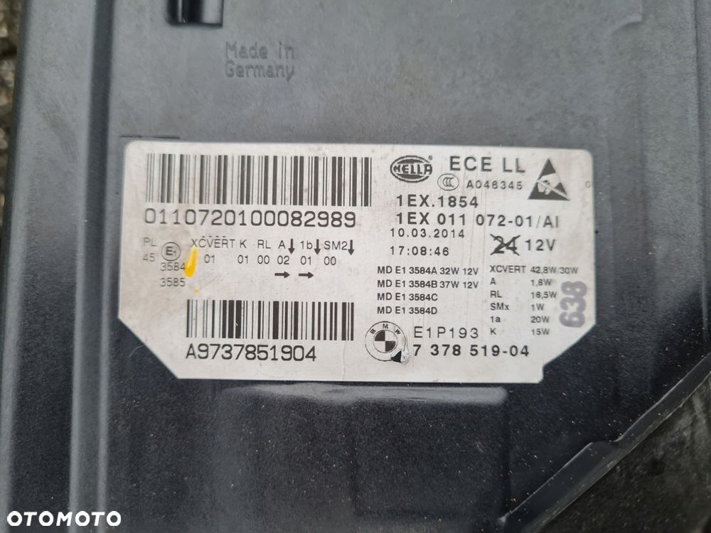 bmw f10 f11 m5 lift lci full led adaptive 7378519-04 7410726-02 okazja - 8