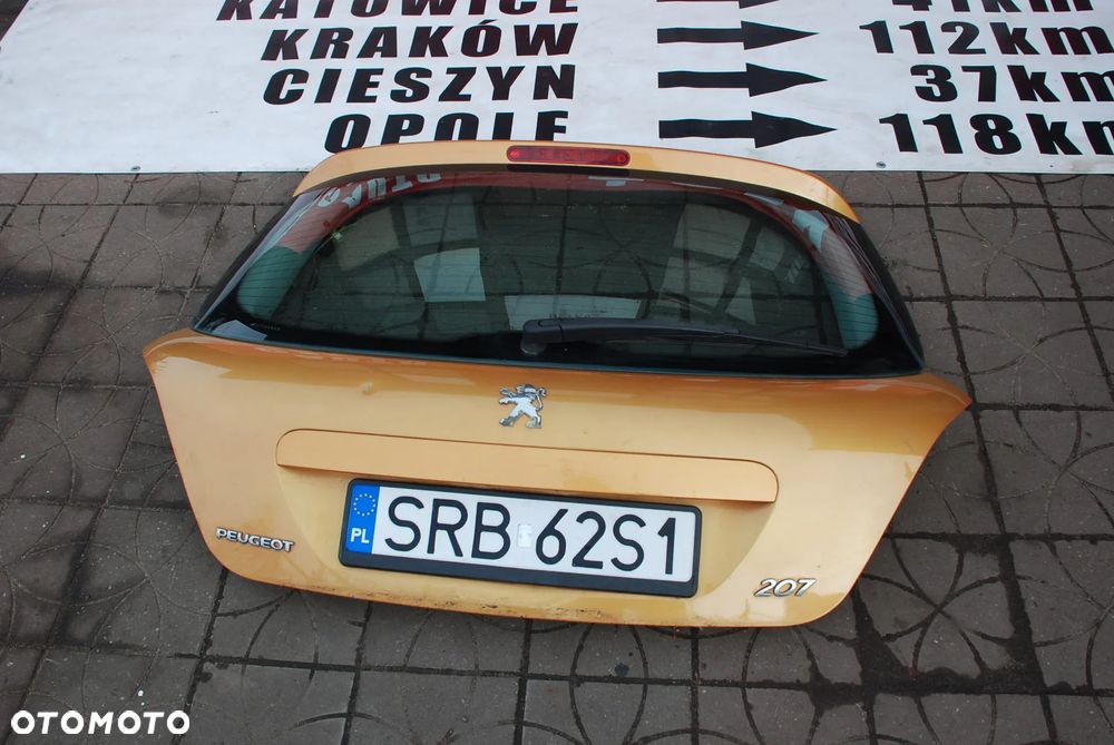 peugeot 207 klapa kolor KHWD nr 41805 WYSYŁKA - 2